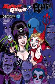 Harley Quinn X Elvira #6 Cvr A Amanda Conner Party