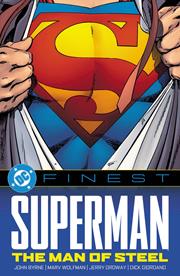 DC Finest Superman The Man Of Steel s/c