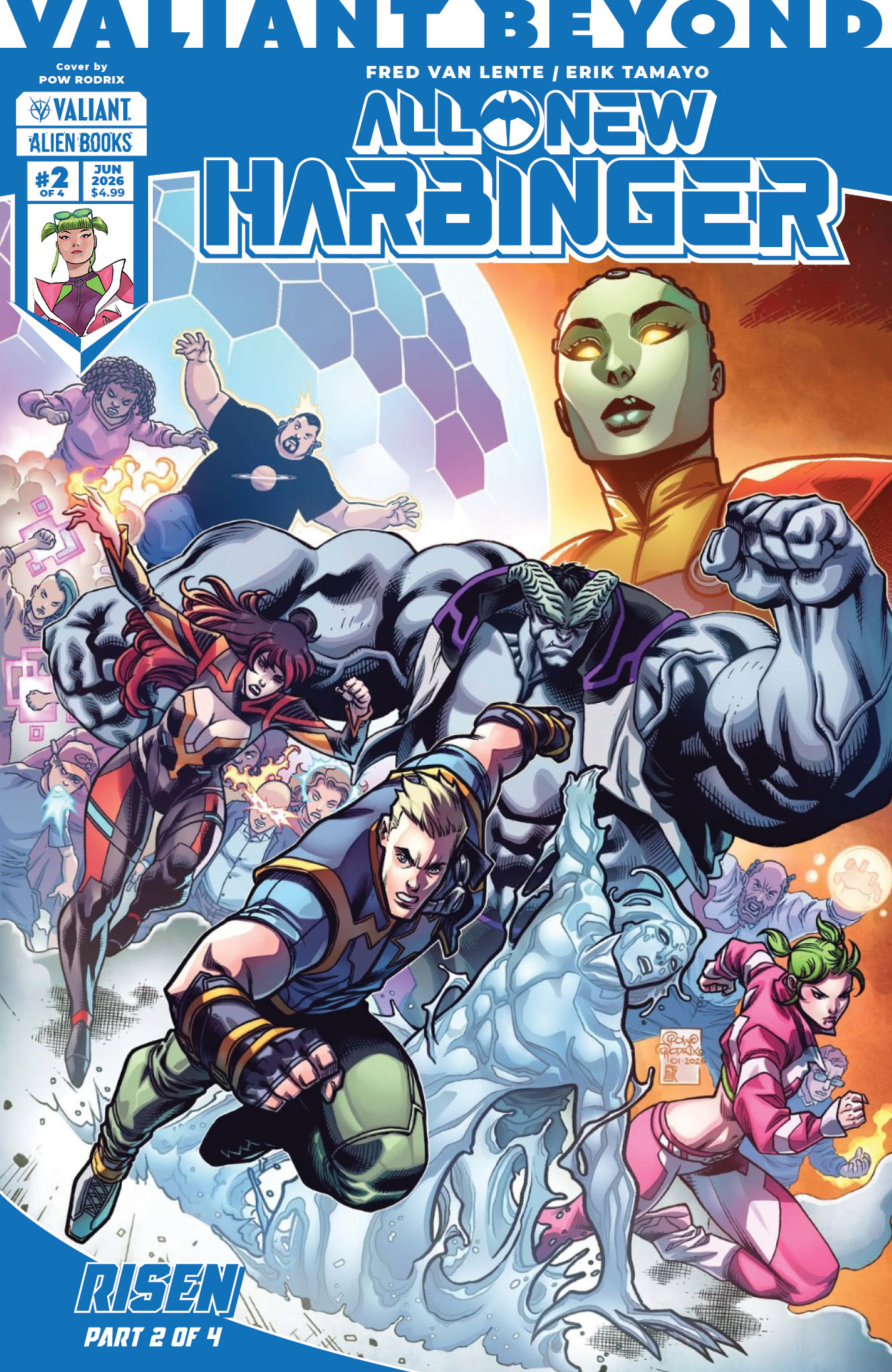 Valiant Beyond: All-New Harbinger #8 Risen #2 Cvr A Rodrix