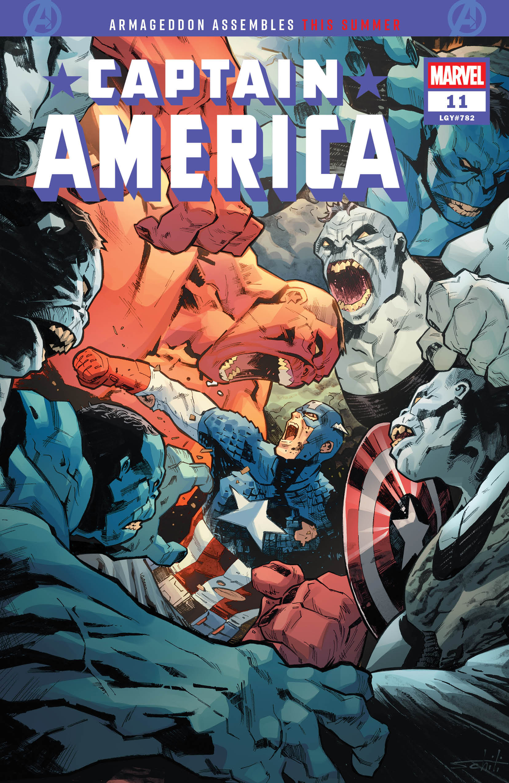 Captain America #11 Cvr A Valerio Schiti