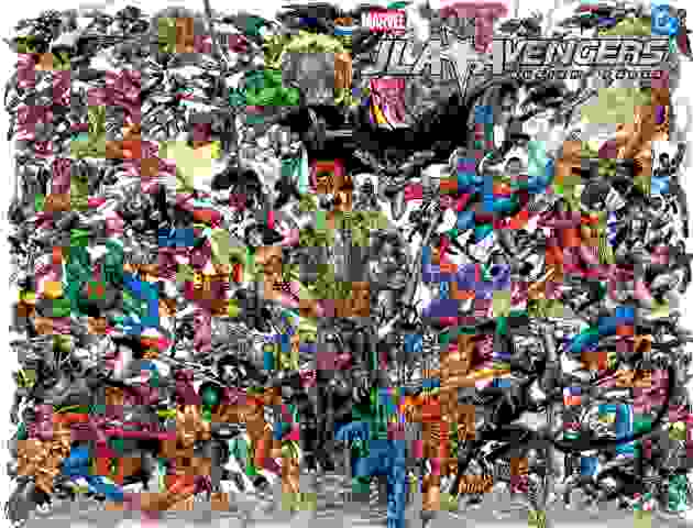 JLA/Avengers #3 Facsimile Edition Cvr A George Perez Wraparound Cover