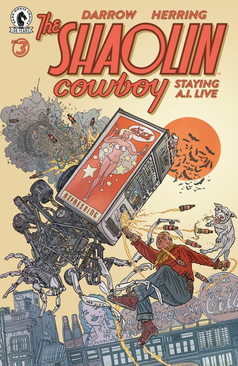 Shaolin Cowboy Staying A.I.Live #3 Cvr A Geof Darrow