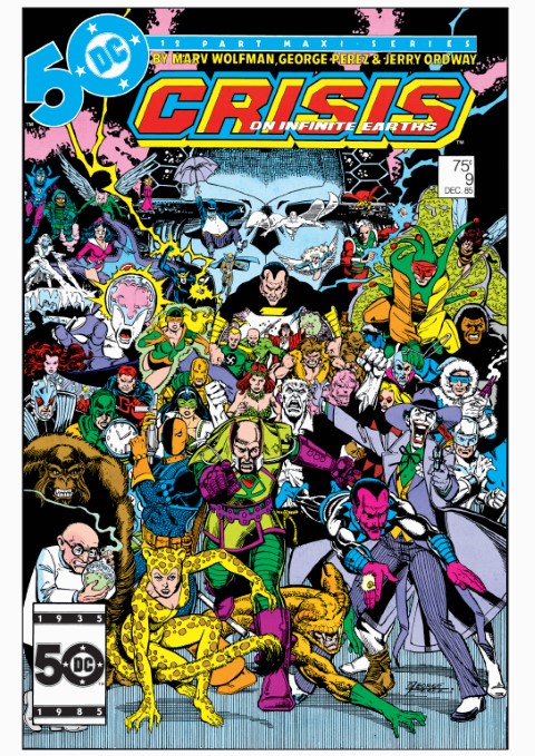 Crisis On Infinite Earths #9 Facsimile Edition Cvr A George Perez