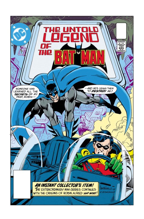 Limited Edition The Untold Legend Of The Batman #1 Cvr A Jose Luis Garcia-lopez & Dick Giordano