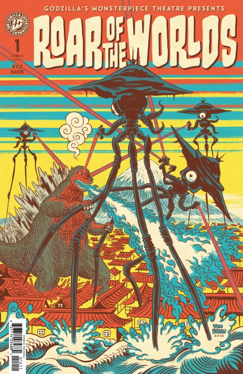 Godzilla's Monsterpiece Theatre Presents Roar Of The Worlds Cvr A