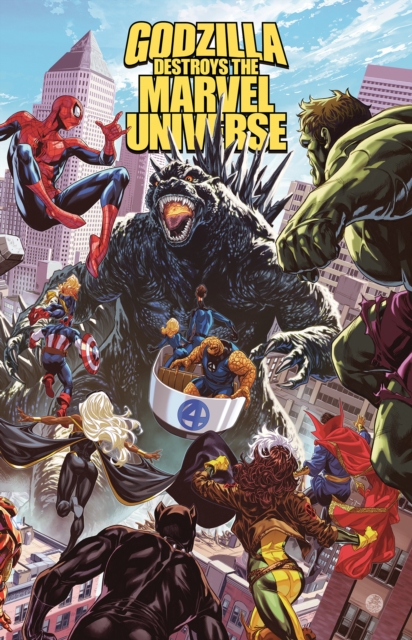 Godzilla Destroys The Marvel Universe s/c