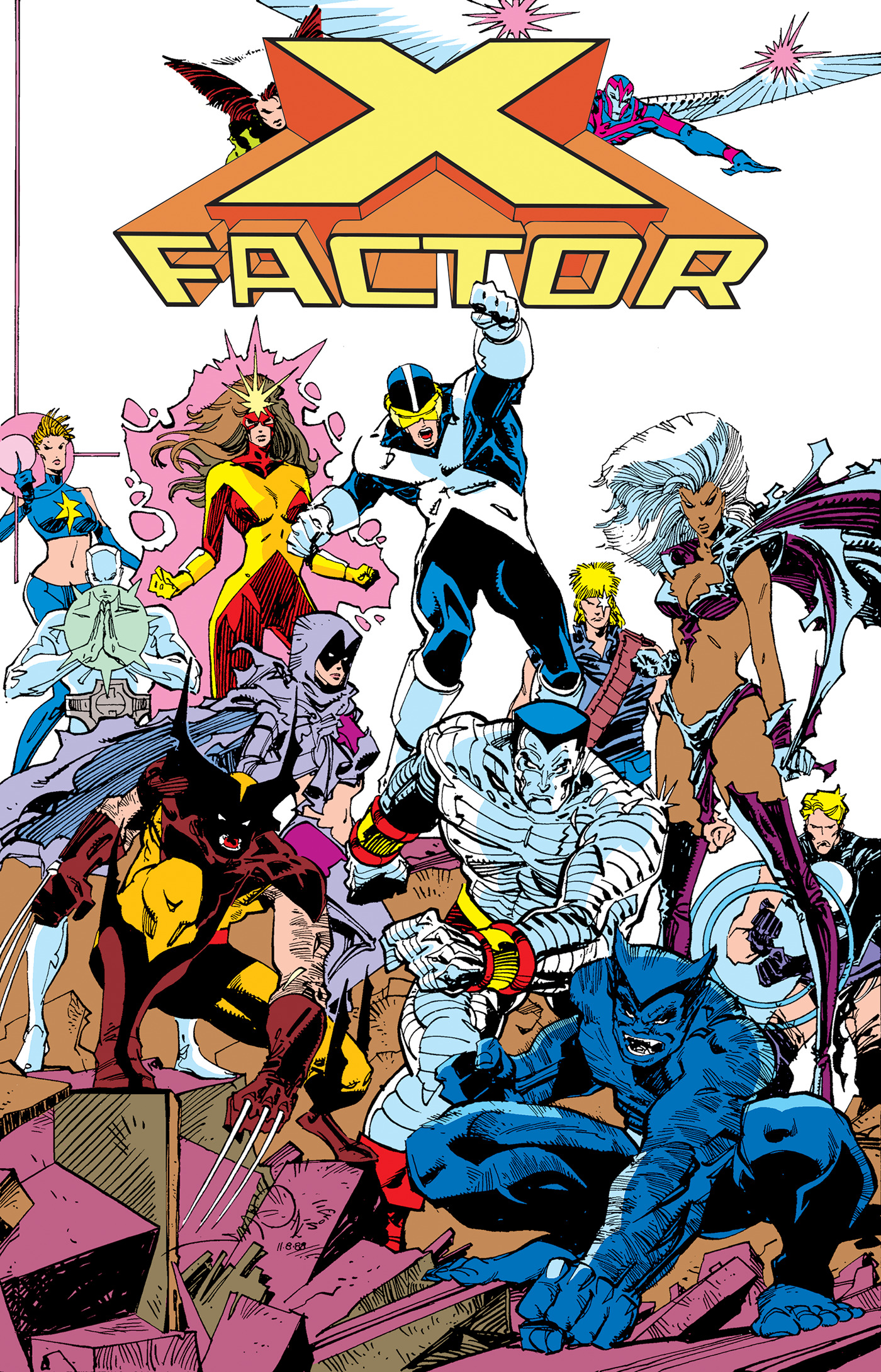 X-Factor: The Original X-Men Omnibus vol 2 Walter Simonson Inferno Cover h/c