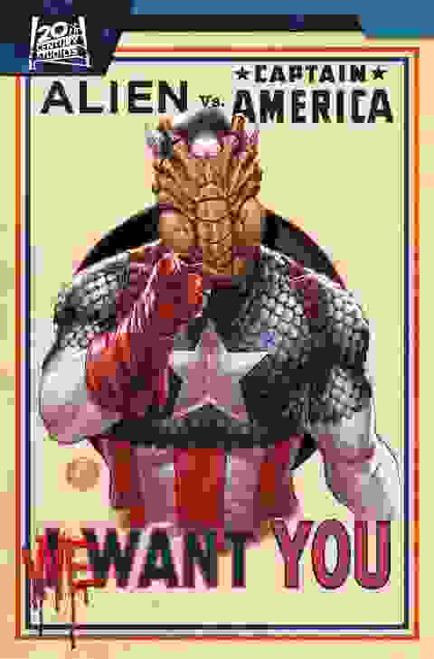 Alien Vs. Captain America s/c