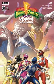 Mighty Morphin Power Rangers Usagi Yojimbo #1 Cvr A Clarke
