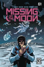 Missing On The Moon #1 (of 4) Cvr A Damian Couciero