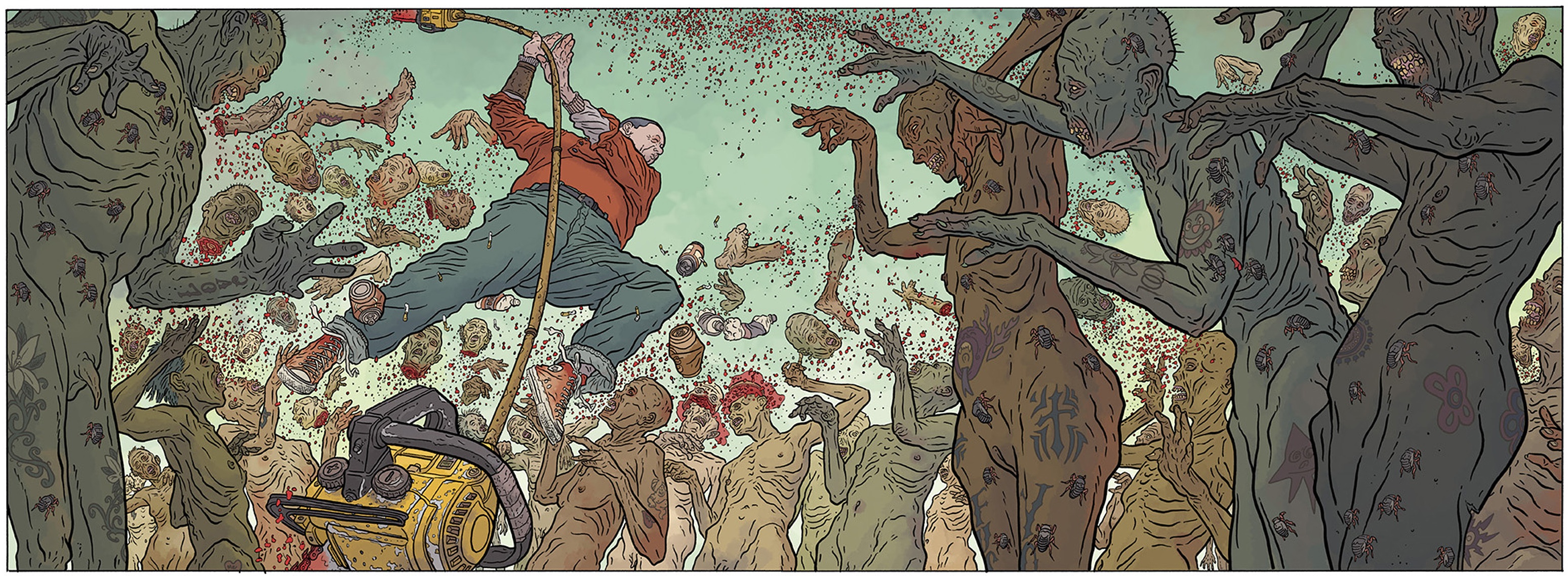 The Shaolin Cowboy: Shemp Buffet s/c by Geof Darrow