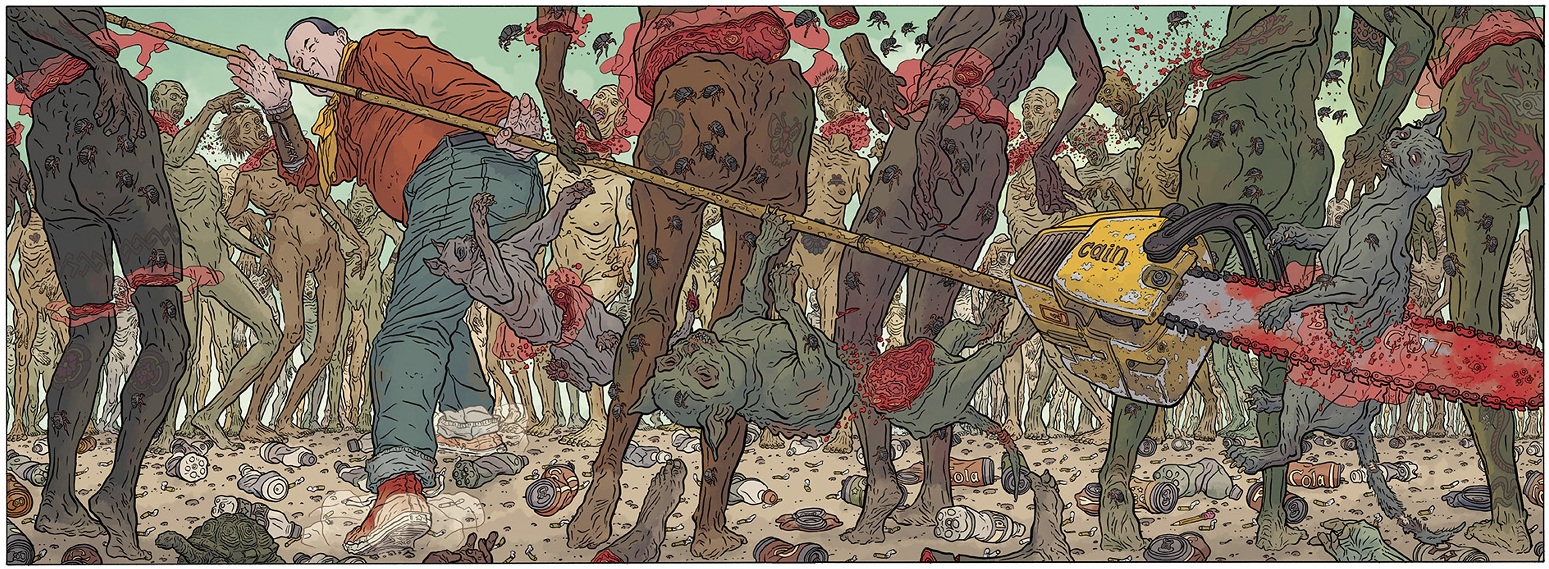 The Shaolin Cowboy: Shemp Buffet s/c by Geof Darrow