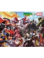Godzilla Destroys The Marvel Universe #1 Wraparound