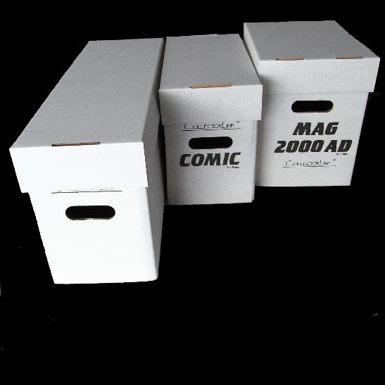 Long Comic Storage Box - 3 pack